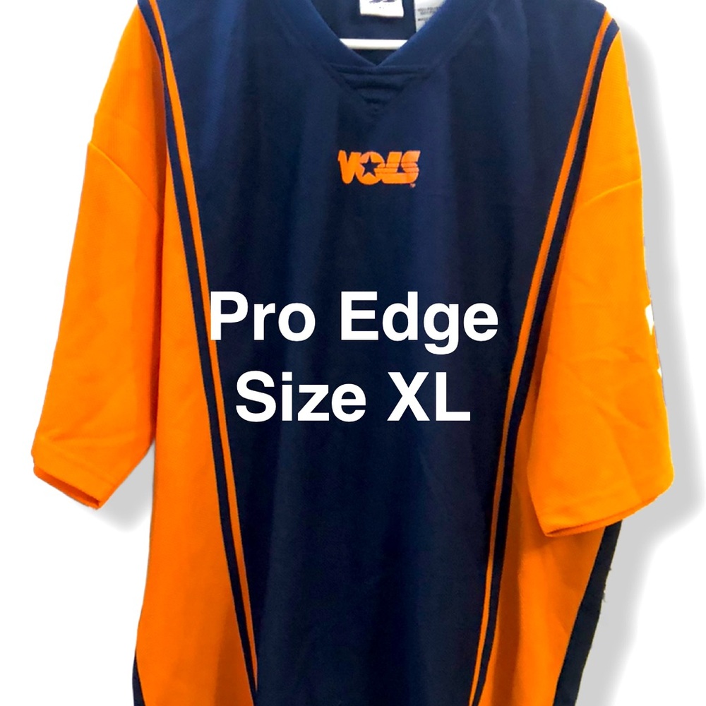 Pro Edge Blue and Orange Athletic Jersey